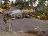 Grundarbeten i besvärlig miljö.